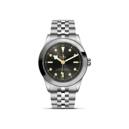 TUDOR Black Bay 39 watch, 39mm steel case, Steel bracelet