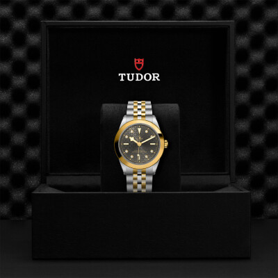 TUDOR Black Bay 39 S&G watch,39 mm steel case, steel and yellow gold bracelet