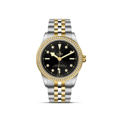 Montre TUDOR Black Bay 39 S&G boîtier en acier 39 mm, bracelet en acier et or jaune