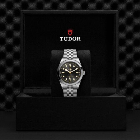 TUDOR Black Bay 41 watch, 41mm steel case, Steel bracelet