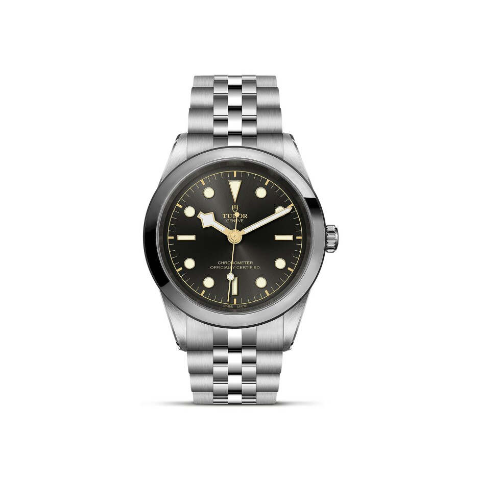 TUDOR Black Bay 41 watch, 41mm steel case, Steel bracelet