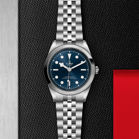 TUDOR Black Bay 41 watch, 41mm steel case, Steel bracelet