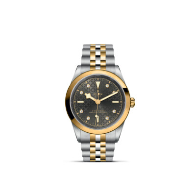 TUDOR Black Bay 41 S&G watch,41 mm steel case, steel and yellow gold bracelet