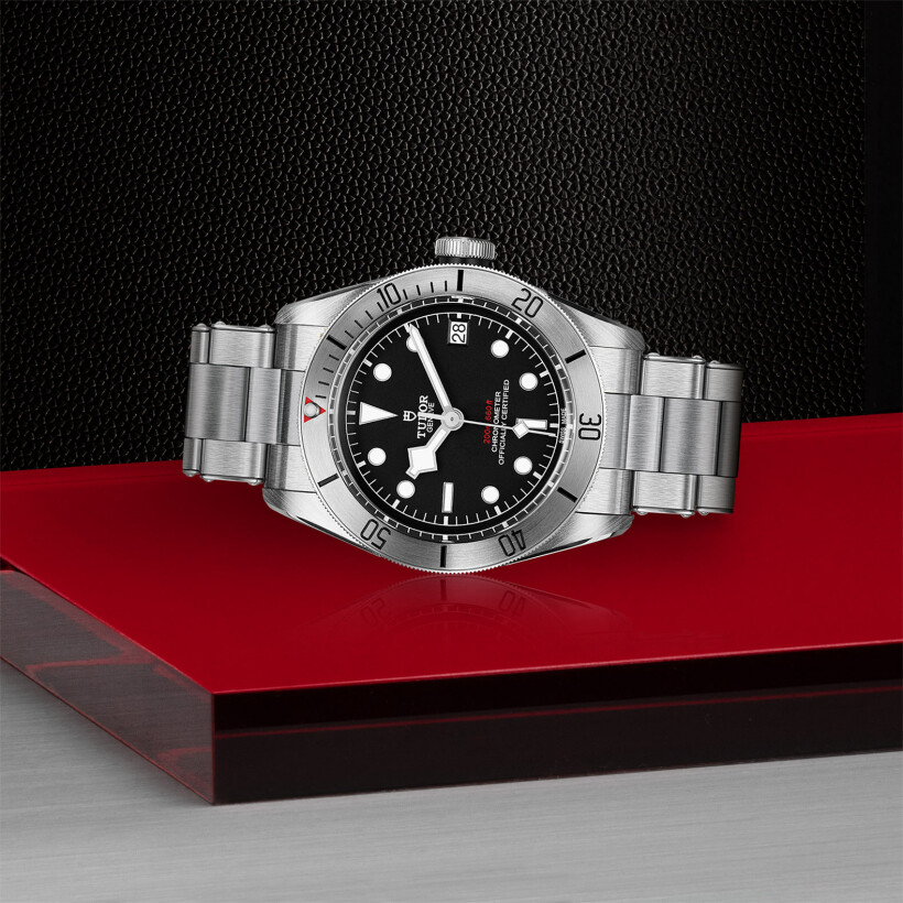 TUDOR Black Bay Steel watch, 41 mm steel case, steel bracelet