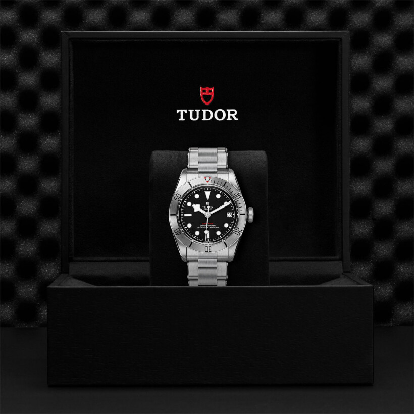 TUDOR Black Bay Steel watch, 41 mm steel case, steel bracelet