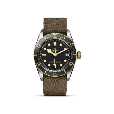 TUDOR Black Bay S&G watch, 41 mm steel case, fabric strap