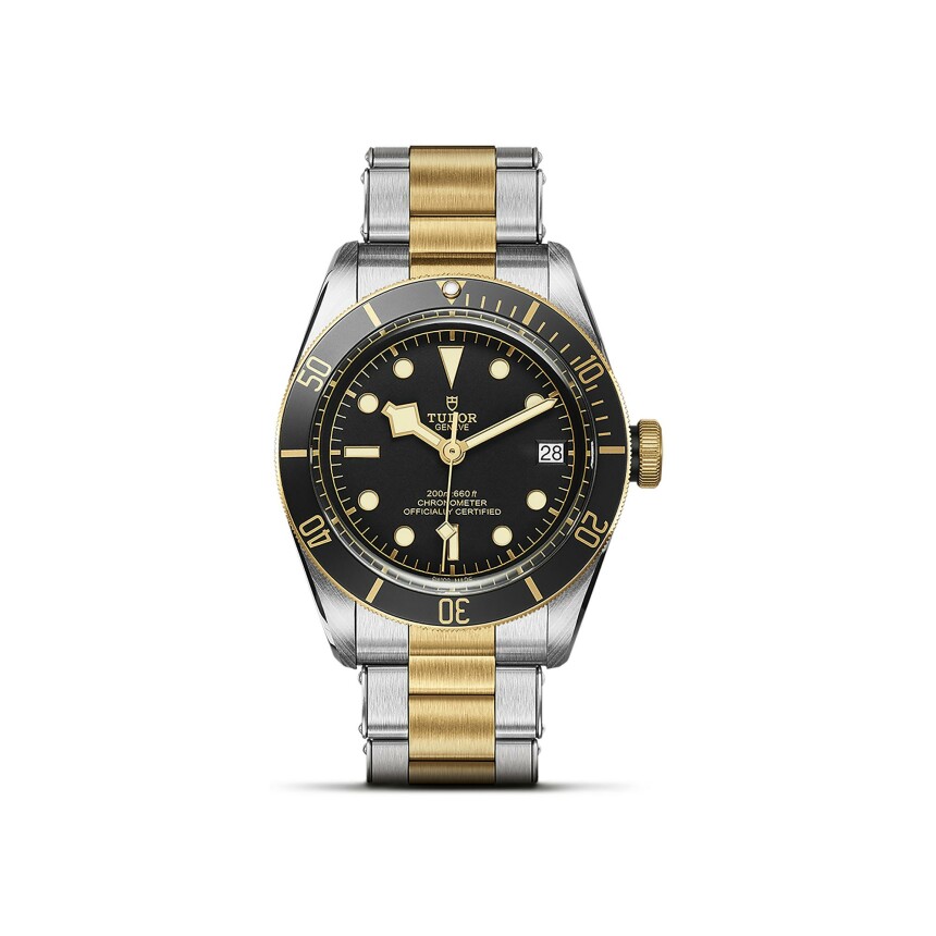 TUDOR Black Bay S&G watch, 41 mm steel case, steel and gold bracelet