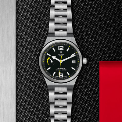 TUDOR North Flag watch, 40 mm steel case, steel bracelet