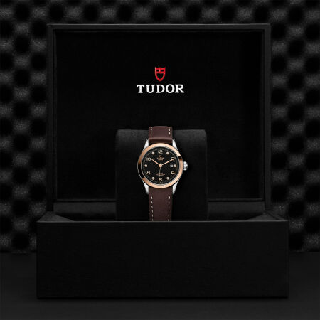 TUDOR 1926 watch, 28 mm steel case, diamond-set dial