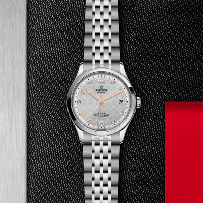 TUDOR 1926 watch, 36 mm steel case, diamond-set dial