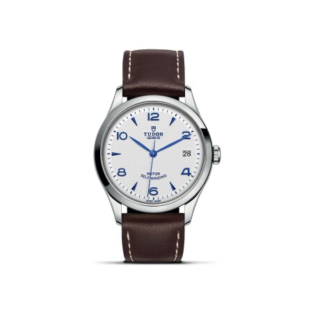 TUDOR 1926 watch, 36 mm steel case, opaline and blue dial