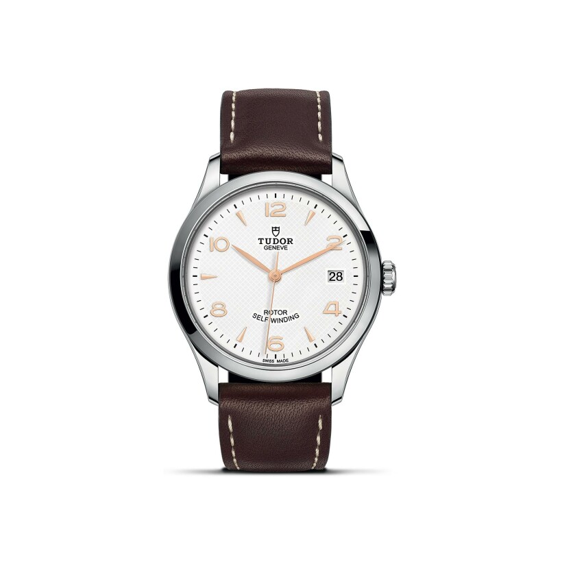 Montre TUDOR 1926 boîtier en acier 36 mm, cadran blanc