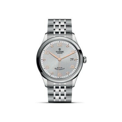 Montre TUDOR 1926 boîtier en acier 39 mm, cadran serti de diamants