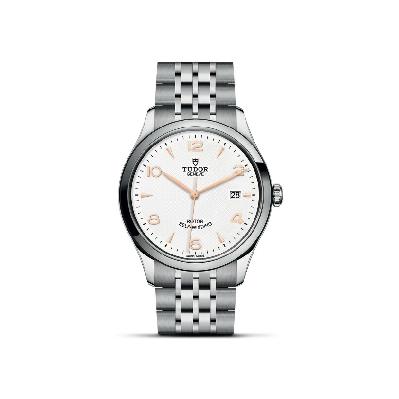 Montre TUDOR 1926 boîtier en acier 39 mm, cadran blanc