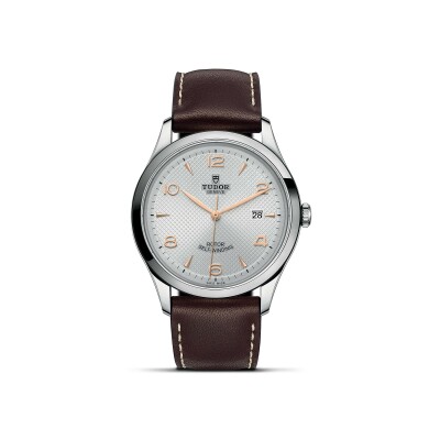 Montre TUDOR 1926 boîtier en acier 41 mm, cadran argenté