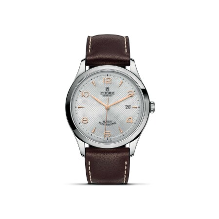 Montre TUDOR 1926 boîtier en acier 41 mm, cadran argenté