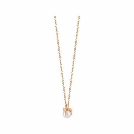 Collier GINETTE NY MARIA en or rose et perle de culture d'eau douce