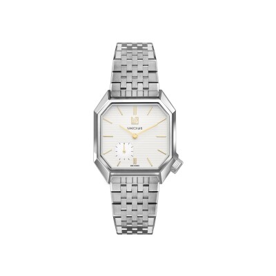 Montre March LA.B Mansart Automatique Petite Seconde - Shelter - Acier 7 Maillons
