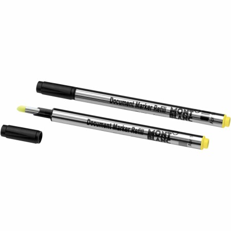 Recharges Montblanc pour surligneur Jaune Lumineux X2