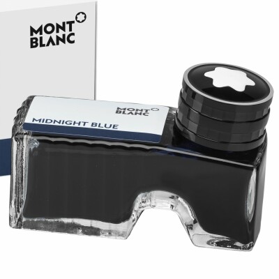 Montblanc midnight blue ink bottle