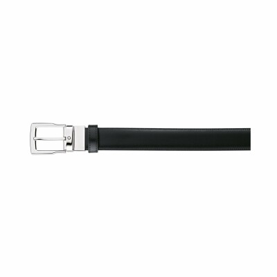 Montblanc black/brown reversible business belt