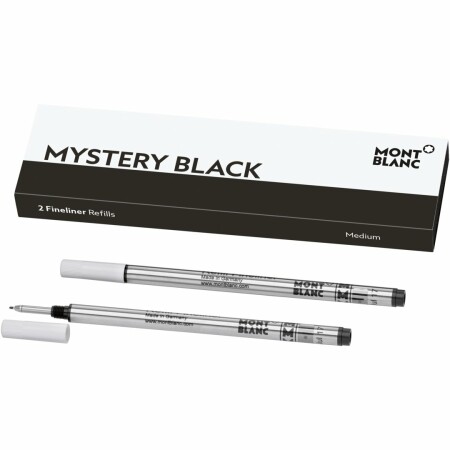 Recharges de feutre fin Montblanc (M) Mystery Black X2