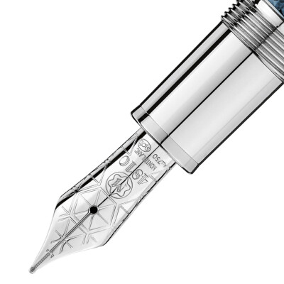 Montblanc Meisterstück Solitaire Blue Hour LeGrand fountain pen