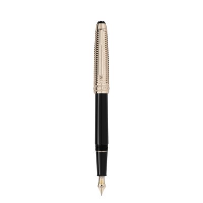 Montblanc Meisterstück Doué Geometry Classic gold fountain pen