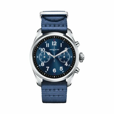 Smartwatch Montblanc Summit 2 acier inoxydable et nylon