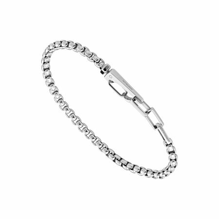 Bracelet Montblanc en acier inoxydable avec fermoir mousqueton