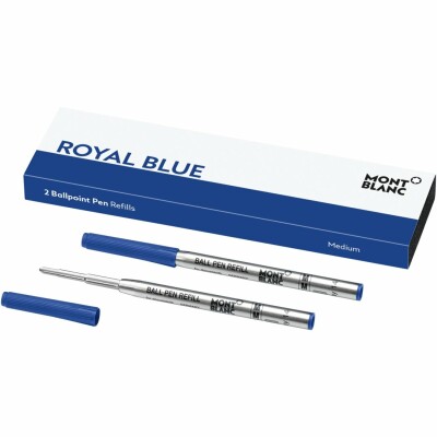 Montblanc (M) Royal Blue 2 refills for pen