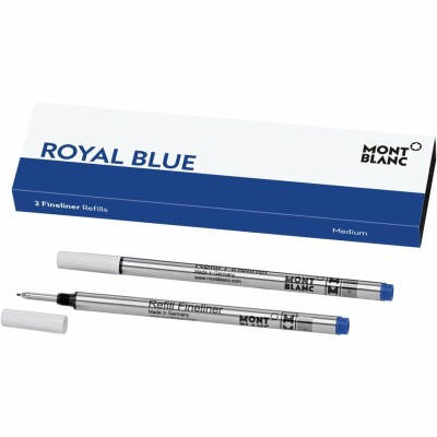 Montblanc (M) Royal Blue 2 refills for fine felt