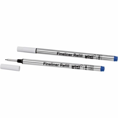 Montblanc (B) Royal Blue 2 refills for fine felt