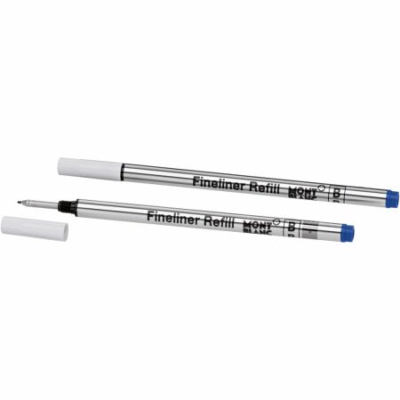 2 recharges pour feutre fin Montblanc (B), Royal Blue