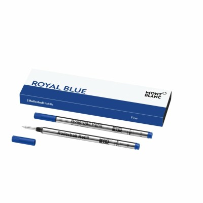 2 recharges de rollerball Montblanc (F), Royal Blue