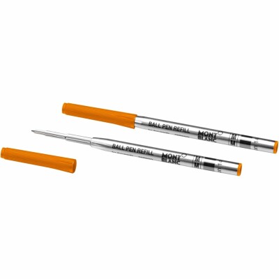 Montblanc (M) Manganese Orange 2 refills for pen