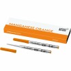 2 recharges pour stylo bille Montblanc (M), Manganese Orange