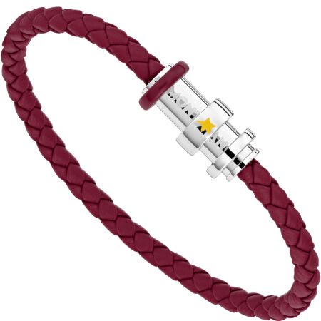 Bracelet Montblanc Le Petit Prince Y3 en cuir et acier