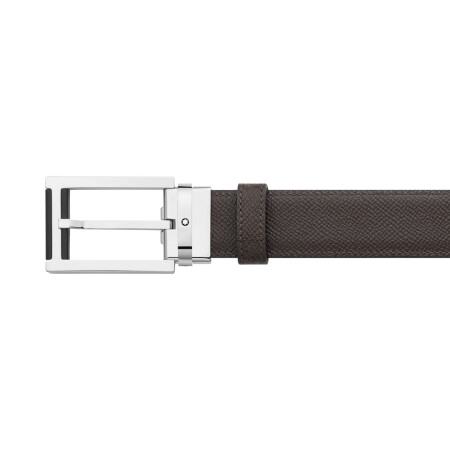 Ceinture réversible Montblanc de 30 mm en cuir noir/marron