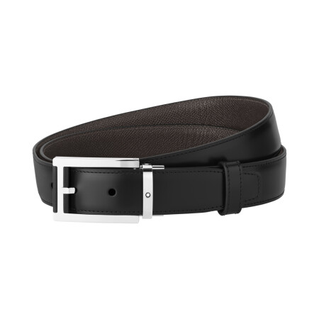 Ceinture réversible Montblanc de 30 mm en cuir noir/marron