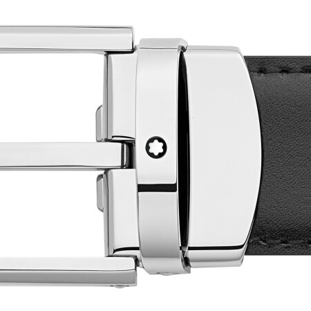 Ceinture réversible Montblanc de 30 mm en cuir noir/marron