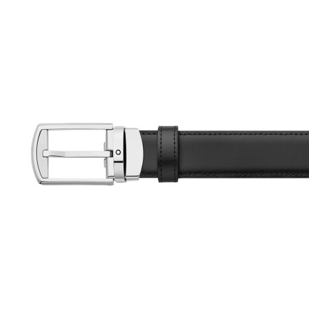 Ceinture réversible Montblanc de 30 mm en cuir noir/marron