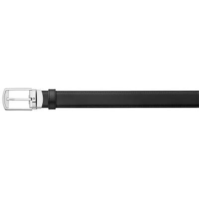 Montblanc reversible belt in brown/black leather, 30mm