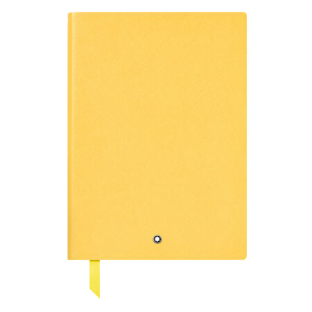 Carnet Montblanc #163 jaune moutarde