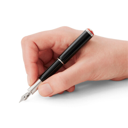 Stylo plume Montblanc Heritage Rouge et Noir « Baby » Special Edition noir (F)