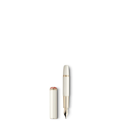 Stylo plume Montblanc Montblanc Heritage Rouge et Noir « Baby » Special Edition couleur ivoire (F)