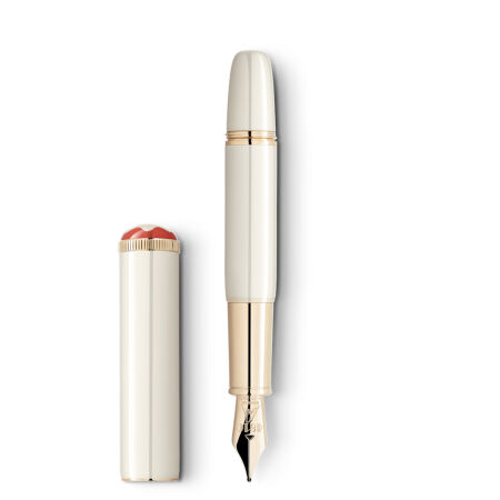 Stylo plume Montblanc Montblanc Heritage Rouge et Noir « Baby » Special Edition couleur ivoire (F)