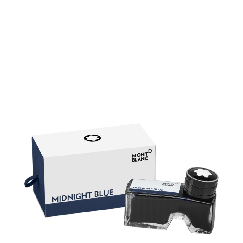 Montblanc 60 ml, midnight blue inkwell