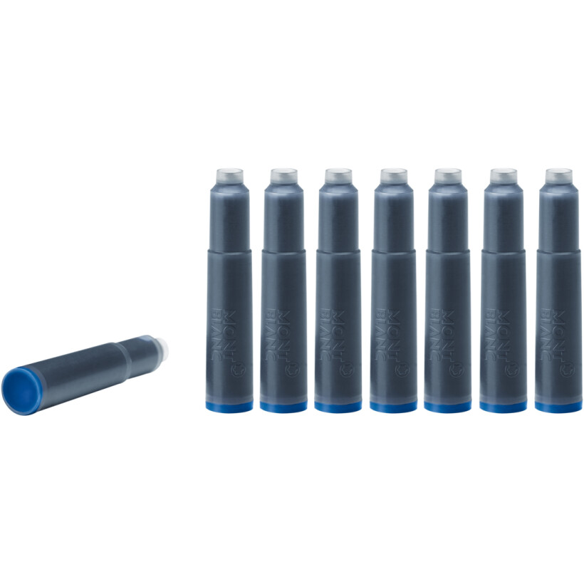 Montblanc, midnight blue ink cartridges