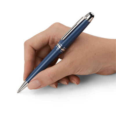 Stylo bille Montblanc Meisterstück Glacier Midsize bleu